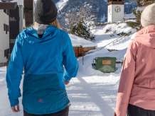 A winter walk through the snow-covered paths of Wengen.