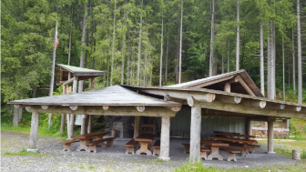Espace barbecue Gletscherschlucht