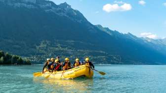 Rafting en famille