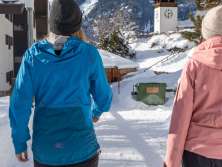 A winter walk through the snow-covered paths of Wengen.